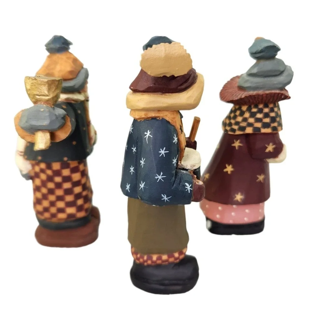 Williraye‎ Studio A Christmas Carol Folk Art Primitive 5 Pc Set WW2031 Vtg READ